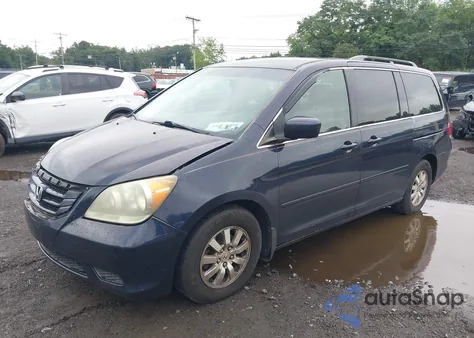 2008 Honda Odyssey Ex z USA, uszkodzony, nr VIN 5FNRL38458B057461